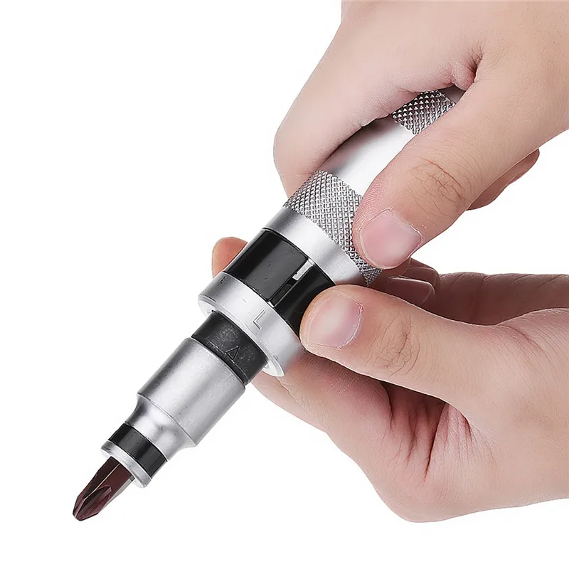 

High Quality 12Pcs Portable Multifunctional Impact Screwdriver Set Driver Chisel Bits Screw Removal Professional Hand Tool Kit
