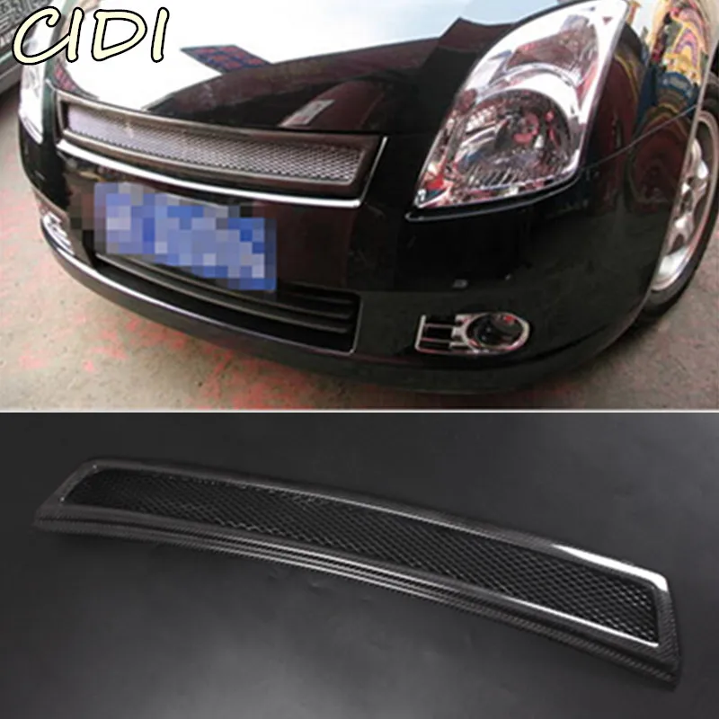 Car  Stying for SUZUKI SWIFTSwiftLS 2006-2009 Front Carbon fiber Car Grill Car grille Racing Grills grille Car Accessories