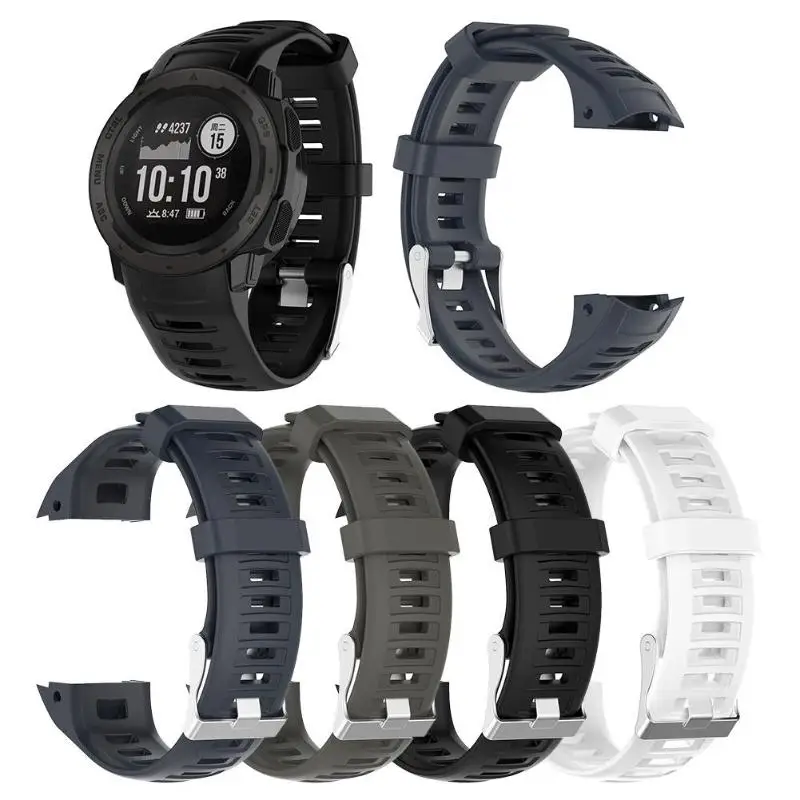 Спортивный силиконовый регулируемый пористый ремешок для часов Ремешок Garmin