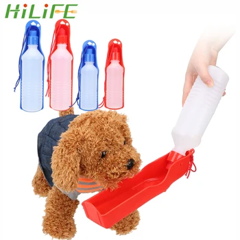 

HILIFE Dog Cat Drinking Water Feeder Portable Pet Dispenser Outdoor Pet Puppy Bowl Dog Travel Water Bottle Foldable