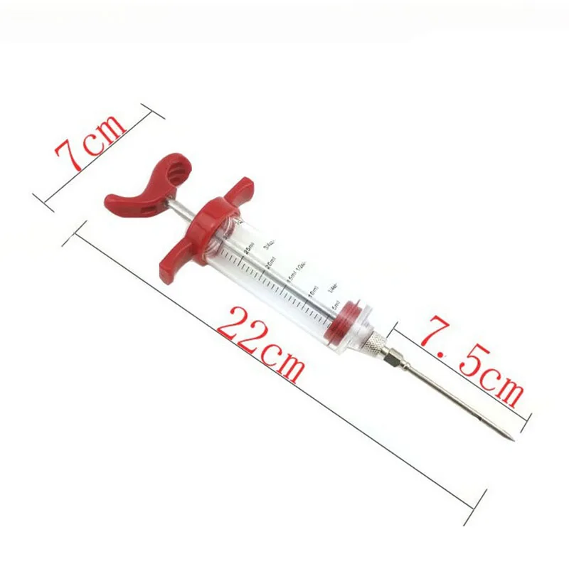 Аксессуары для приготовления пищи из нержавеющей стали, шприц с ароматом, принадлежности для барбекю, кухонные принадлежности, иглы для специй, маринад, инжектор, портативный
