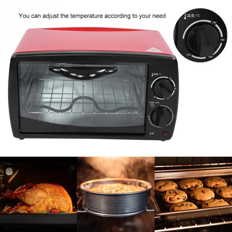 

Multifunctional Automatic Mini Electric Oven Household Pizza Oven Meat Grill Bread Baking Machine Kitchen Appliances 12L 220V