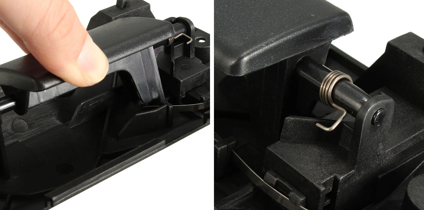 

1pc 100% Brand New And High Qaulity ABS LHD Glove Box Catch Lock Accessory Handle Black For Ford Mondeo MK3 2000-2007