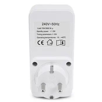 

Smart Control Countdown Timer Switch Plug-In Socket Auto Shut Off Outlet