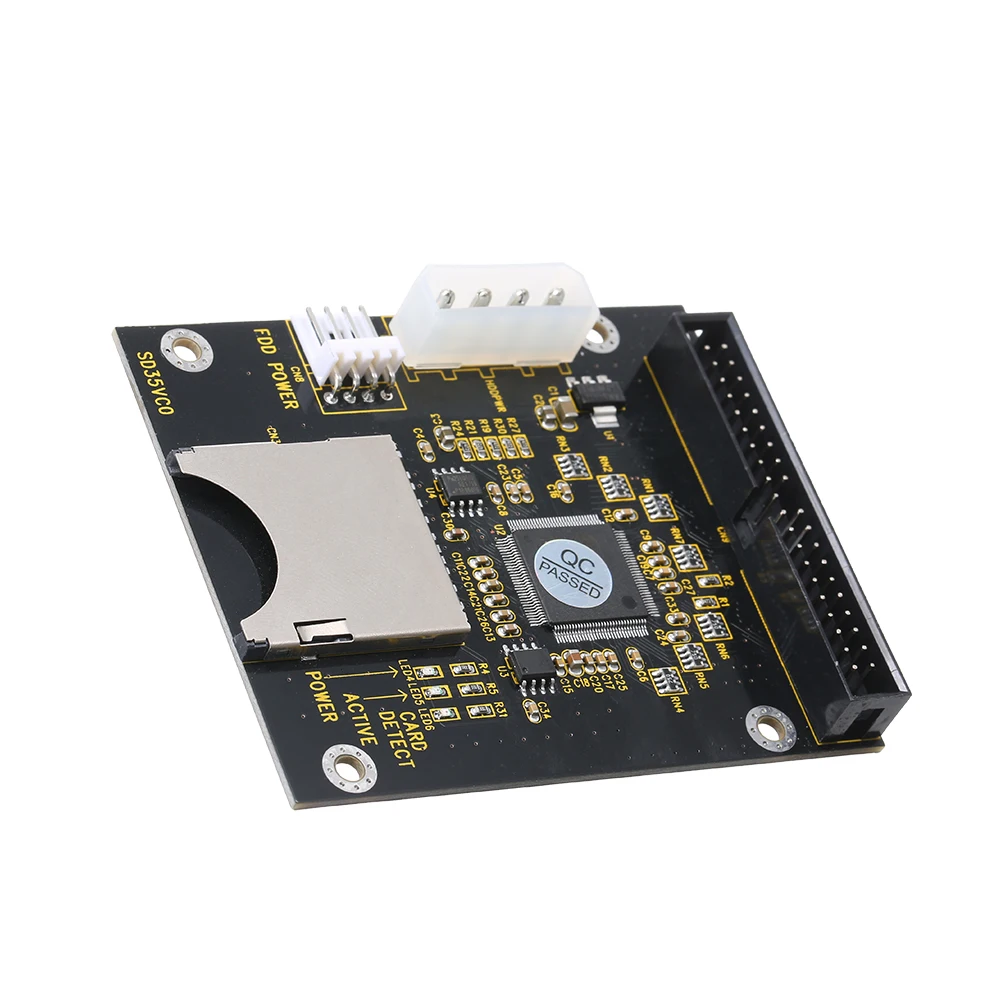 

SD Memory Card To 3.5" 40Pin Male IDE Hard Disk Drive Adapter Secure Digital Converter HDD Adapter For PC Computer Desktop