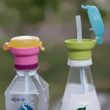 HOMGEEK, силиконовая детская соломенная крышка, переносная, преобразует в бутылочку, защелкивающаяся Крышка для младенцев, непроливающаяся соломинка с крышкой для малышей