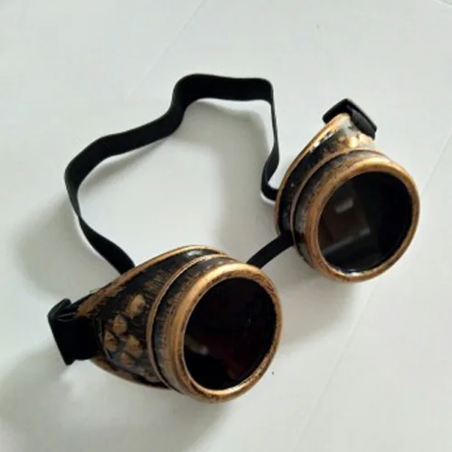 1 шт. сварочные круглые очки Goth Steampunk Косплей антикварная вещь викторианский