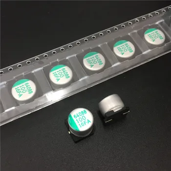 

10Pcs/100Pcs 100uF 16V SAMWHA FA Series 10x7.9mm 16V100uF SMD Solid Capacitor