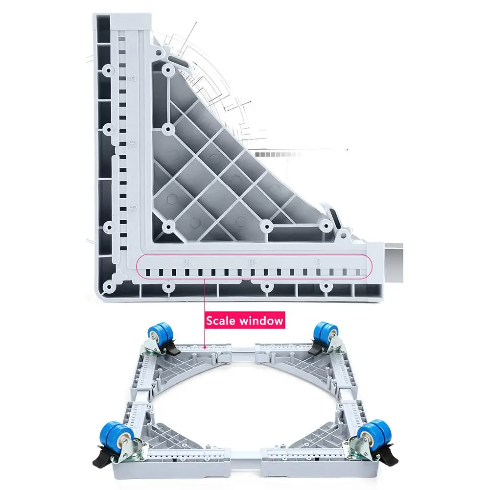 

Washing Machine Stand Multi Functional Movable Base Refrigerator Base With Wheels Washing Machine Shelf Base Bracket