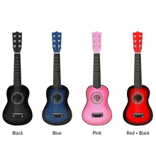 Mnidi – guitare acoustique à 6 cordes pour enfant, 21 pouces, pour débutant, Basswood, pratique, cadeau