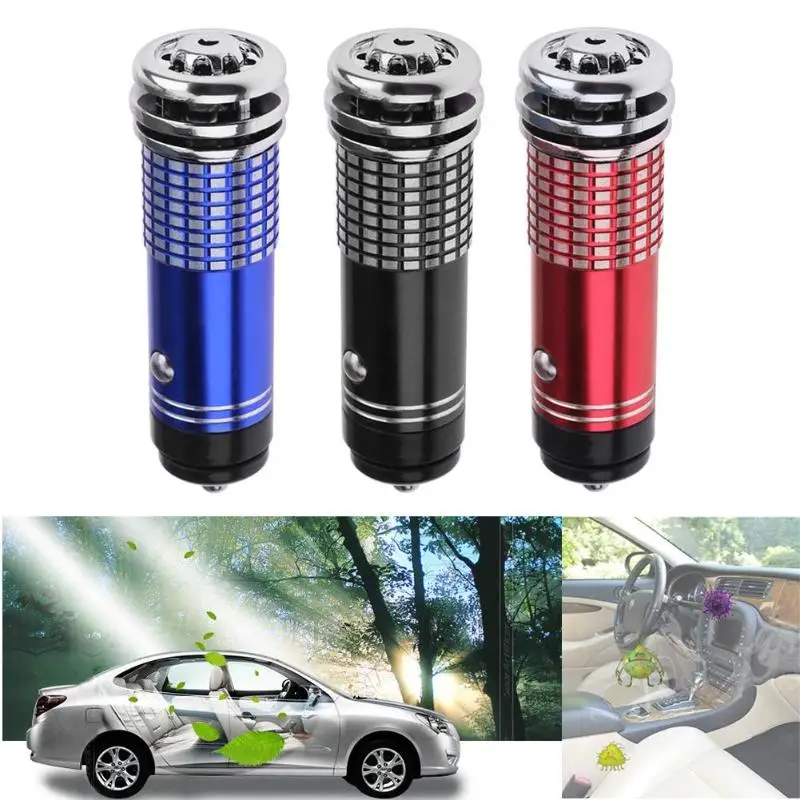 

1Pcs Plastic Mini Air Purifier Air Freshener 12V Glass Auto Car Fresh Air Ionic Purifier Oxygen Bar Ozone Ionizer Cleaner