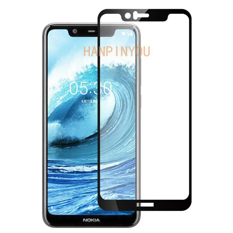 2 шт./лот для Nokia 5 1 Plus Plus/X5 TA 1109 86 &quot9D полный клей защитная пленка из закаленного