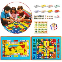 

Baby picture Double Parent-Child Cushions Crawling Chess Baby sided Flying Pad sided Interactive As Mats Single Game