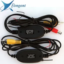 2.4 Ghz Wireless Videocamera vista posteriore RCA Video Trasmettitore e Ricevitore Kit per Auto Reverse back up posteriore Multimedia DVD radio Monitor