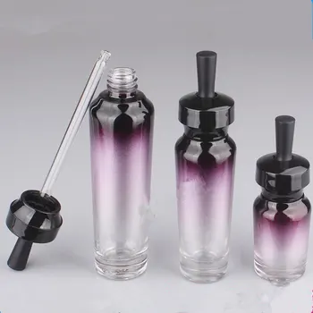

20ml Essential Oil empty Bottles with glass,glass tank,purple dropper bottle Essence liquid bottle new