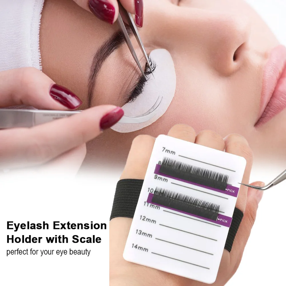 

makeup eyelashes Eyelash Extension Supplies Lashes Extension Holder Scale Tray Stand Strip of mink lashes Grafting Tool