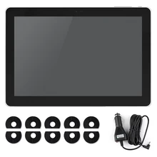 Nuevo 10,1 pulgadas Android 7,0 coche reposacabezas Monitor 4G Wifi/Usb/Sd/Hdmi/Ir/ fm frente cámara trasera juegos prensa App a pantalla Monitor