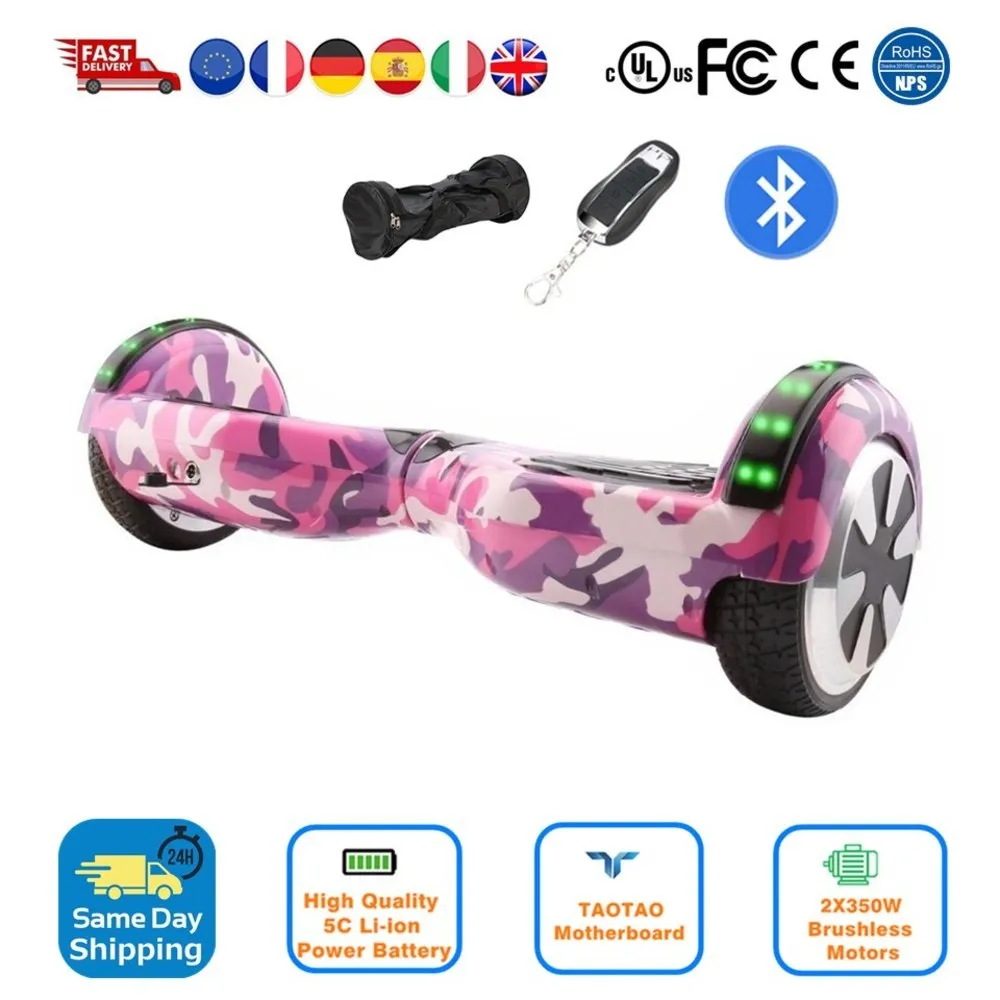 

6.5 Electric Skateboard Smart Self Balance Scooter 2 -wheel Hoover Boosted Hover Board Run Car One -wheel Eu Warehouse