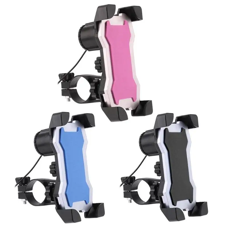 

Universal 360 Rotation Bike Handlebar Clip Stand GPS Mount Bracket Electronic Horn Cycling Part Bicycle Phone Holder Accessories