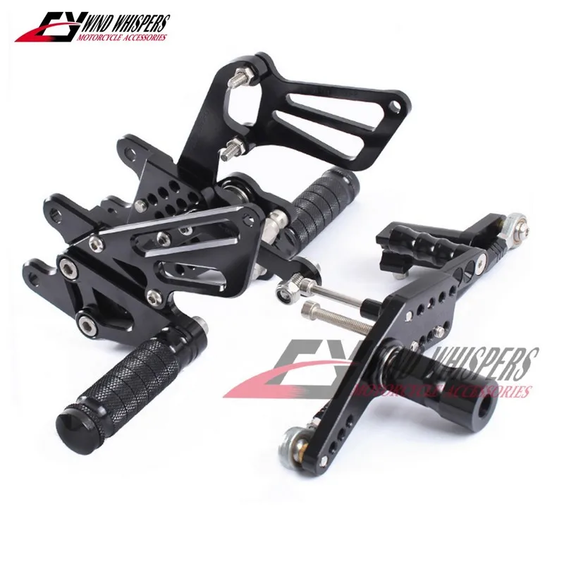 Motorcycle CNC Adjustable Rearset Footpeg Foot Pegs Rear Sets For Honda