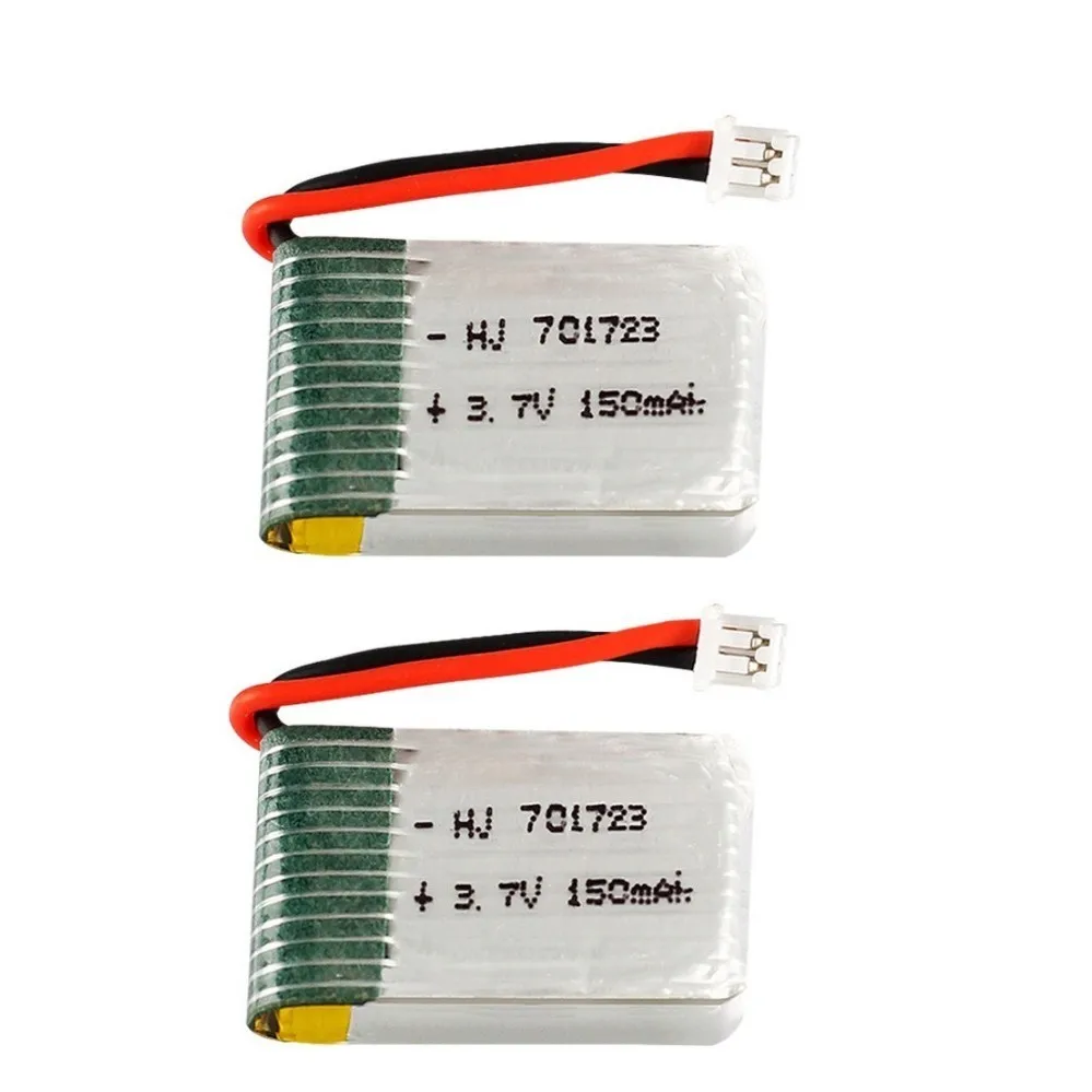 

150mah 3.7v battery for H20 RC Quadcopter Spare parts 150mah 3.7v LIPO Battery for U839 S8 M67 YD927 1.25mm Plug 2PCS/LOTS