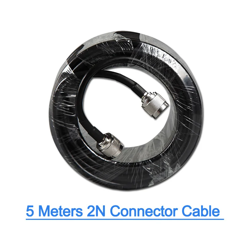 LEORY N male-N male type Low Loss RF коаксиальный кабель 50ohm 5 метров удлинительная антенна Соединительный усилитель сигнала сотового телефона 5 м