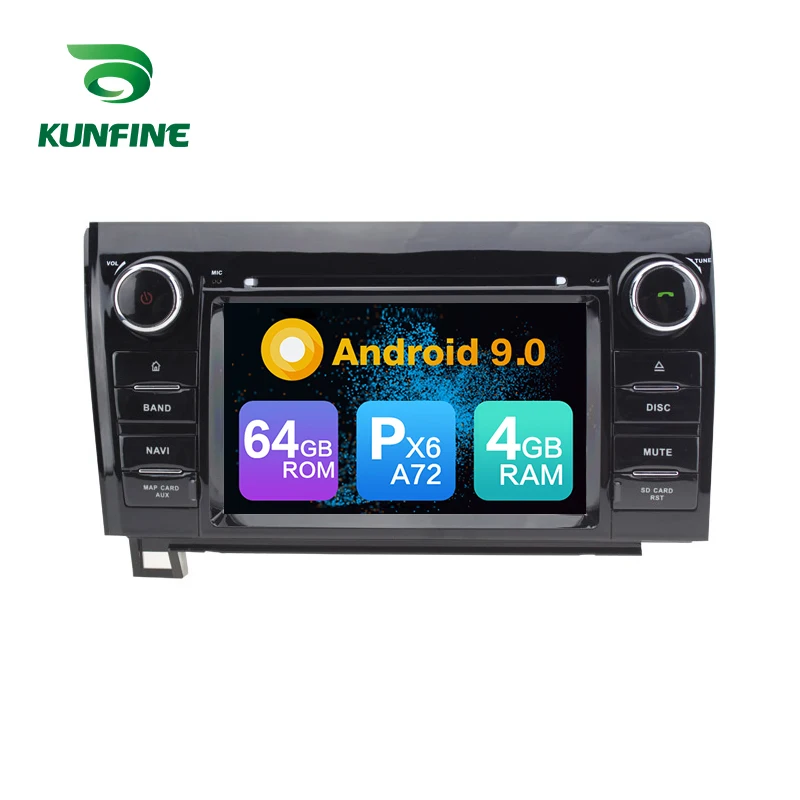Android 9 0 Core PX6 A72 Ram 4G Rom 64G Автомобильный DVD GPS мультимедийный плеер стерео для Toyota Tundra