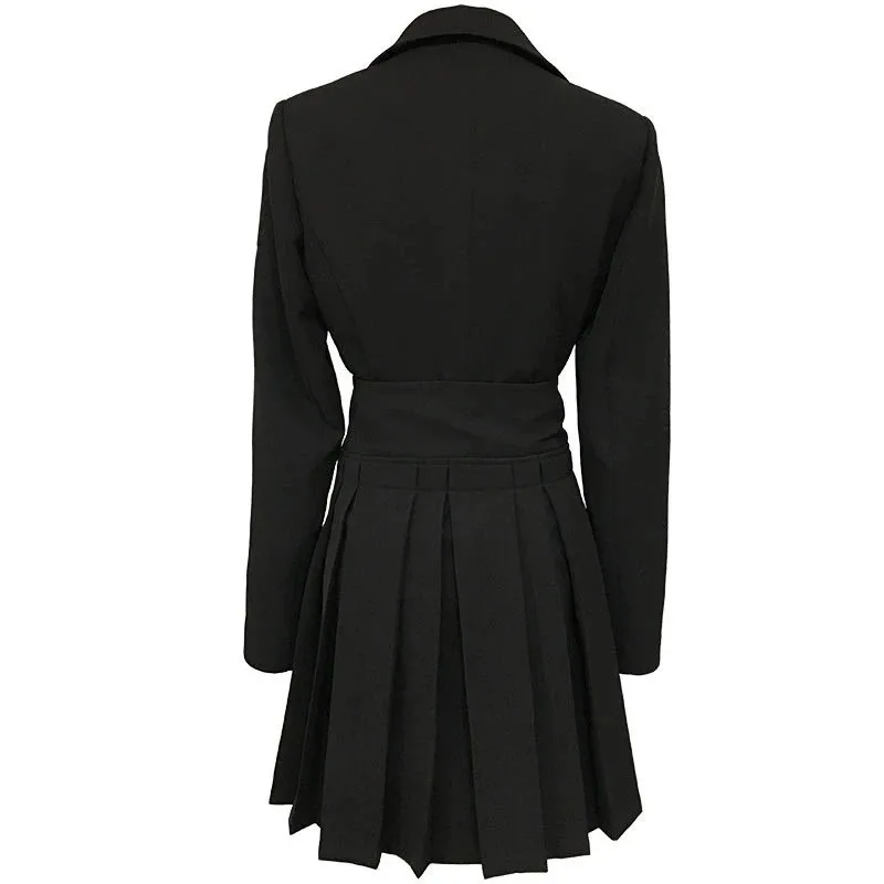 TWOTWINSTYLE Блейзер комплект из двух предметов Женский костюм с воротником лацканами