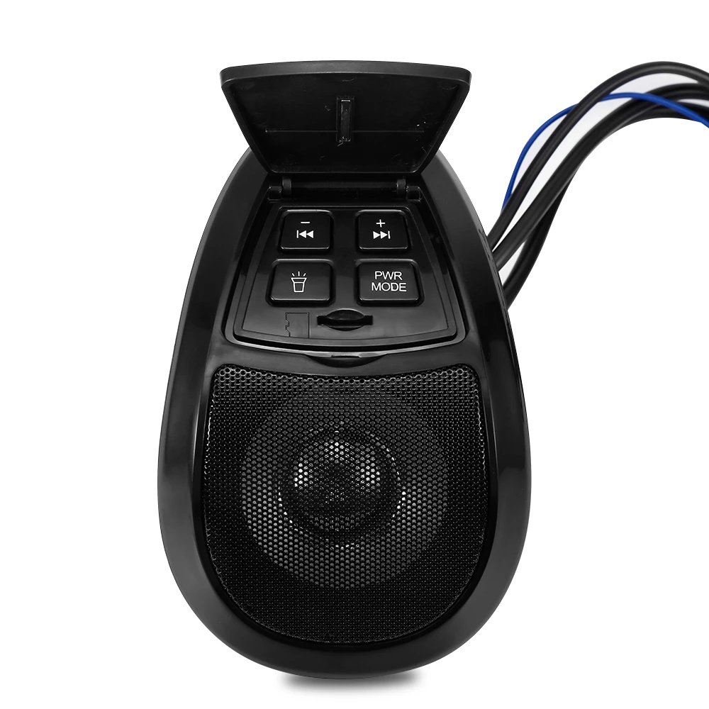2 шт Супер аудио плеер с радиотюнер FM мотоцикл Bluetooth колонки MP3 аудио плеер Водонепроницаемый fm-тюнер