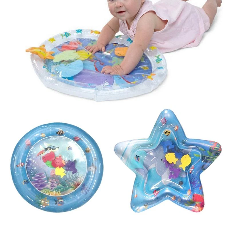 Tapis De Jeu D Eau Pour Bebe Meilleur Jouet Infantile Pour S Amuser Ventre Petit Center D Activite Gonflable Pour La Coordination De La Force Le Developpement Du Cerveau Aliexpress