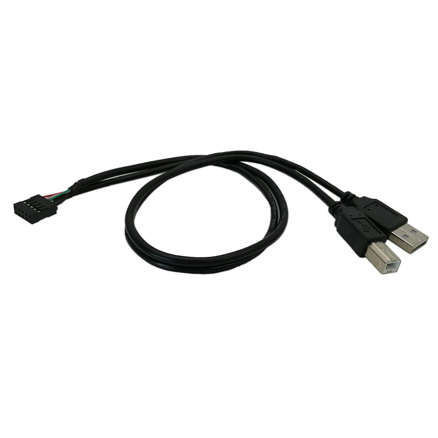 USB 2 0 type B и A Male to Dupont 10 Pin клемма женского типа материнская плата кабель (50