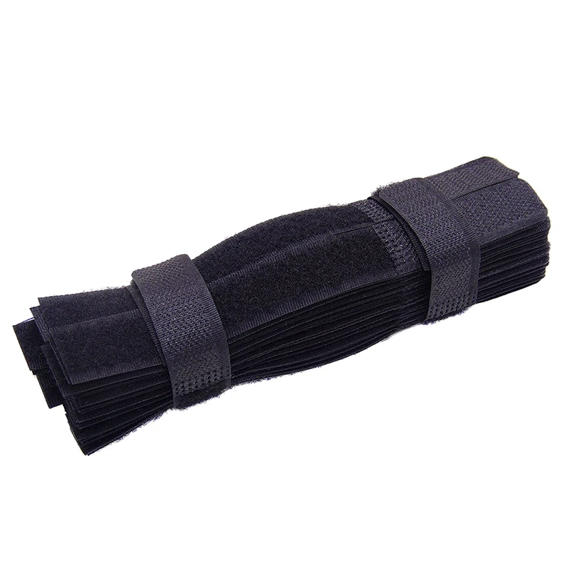 

Reusable Fastening Cable Cord Tie Wire Organizer For Home Office Tablet Pc Tv Electronics Wire Management Etc 50 Pcs