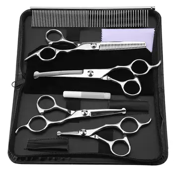 

Professional Cat Dog Hair Cutting Scissors Pet Grooming Hairdressing Shear Set NEW219