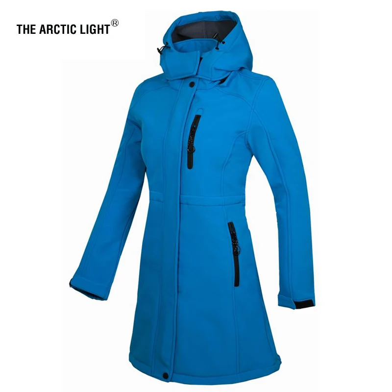 THE ARCTIC LIGHT Camping Fleece Waterproof Soft shell Jacket Women