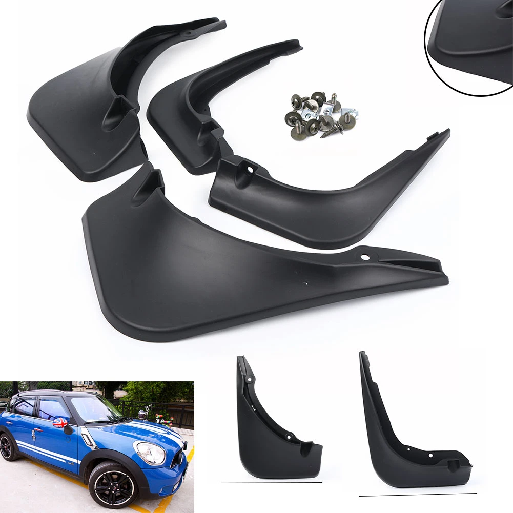 4pcs Mud Flaps Splash Guards Fender Mud Guards for MINI Cooper One R56 2008-2015 4pcs Mud Flaps Splash Guards Fender Mud Guards for MINI Cooper One R56 2008-2015