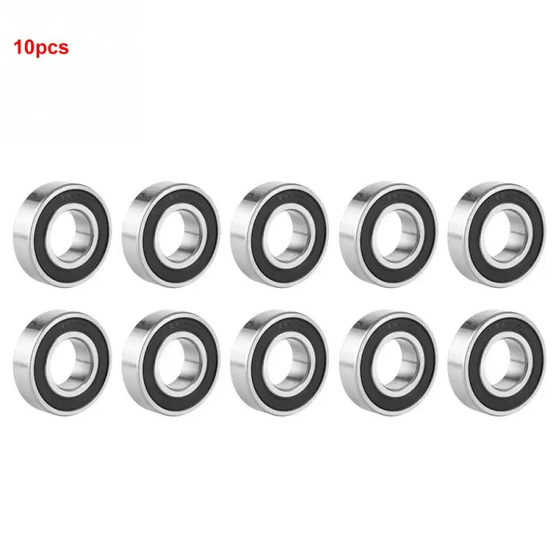

10Pcs 6205-2RS 25x52x15mm High Speed Double-Sided Seal Deep Groove Raceway Ball Bearing