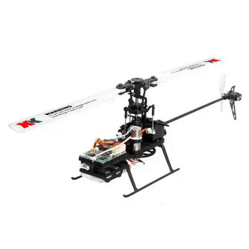 Upgrede 2019 XK K100 Falcom 6CH Flybarless 3D6G система RC вертолет BNF без передатчика для мальчиков