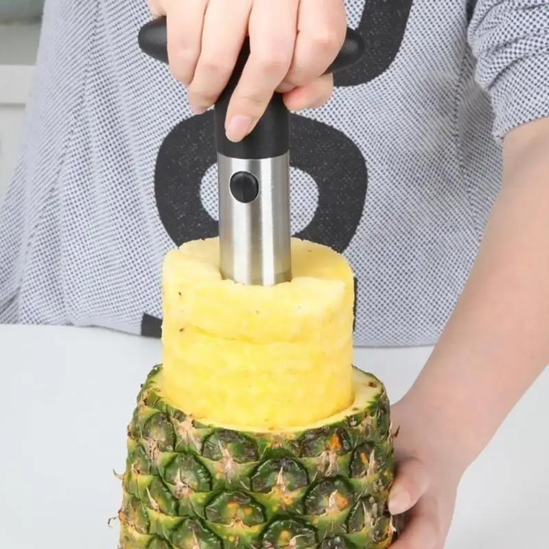 

Portable Stainless Steel Pineapple Peeler for Vegetable Kitchen Slicers Fruit Knife Cutter Cooking Tools Easy to Use