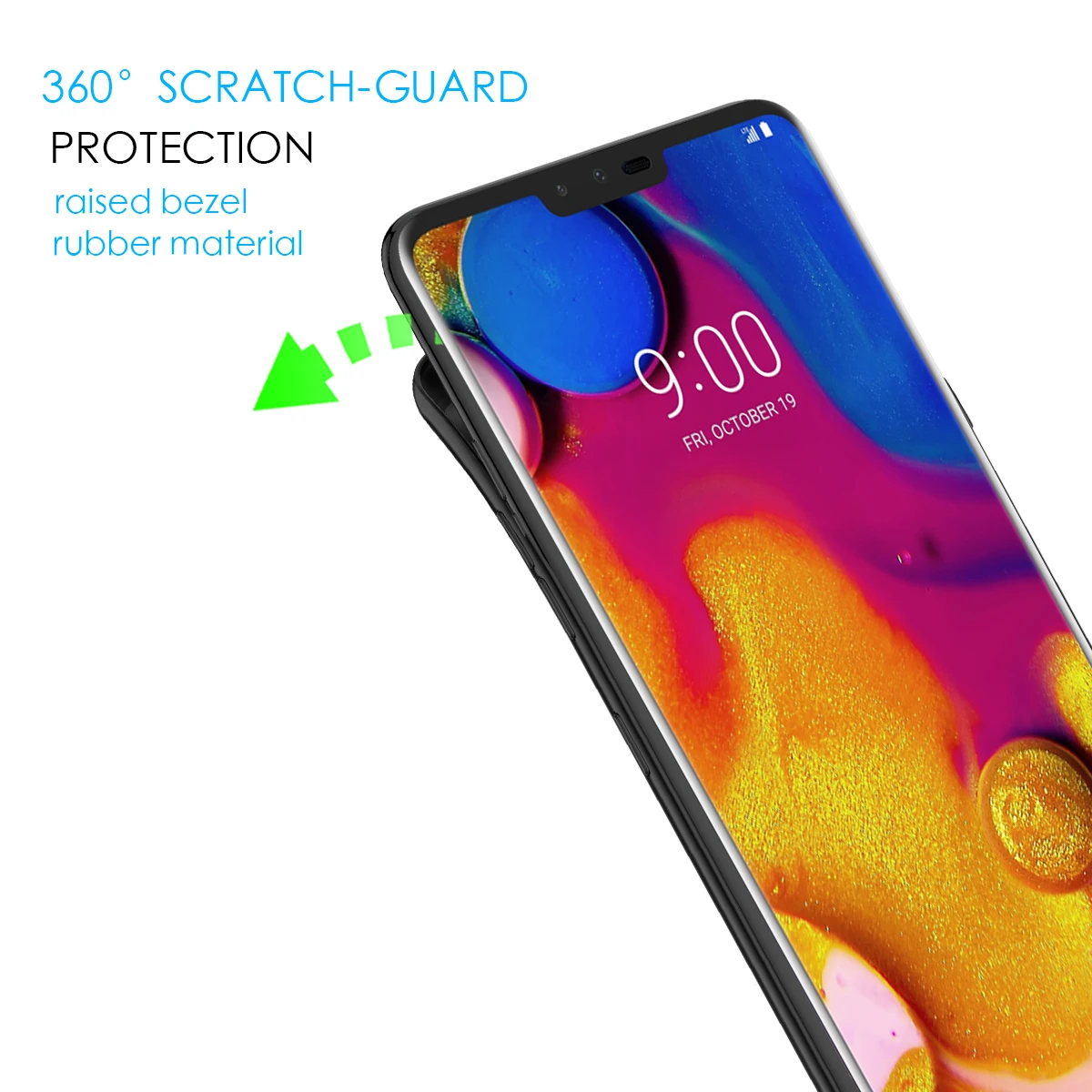 Для LG V40 ThinQ зарядное устройство чехол 5200 мАч внешний резервный аккумулятор
