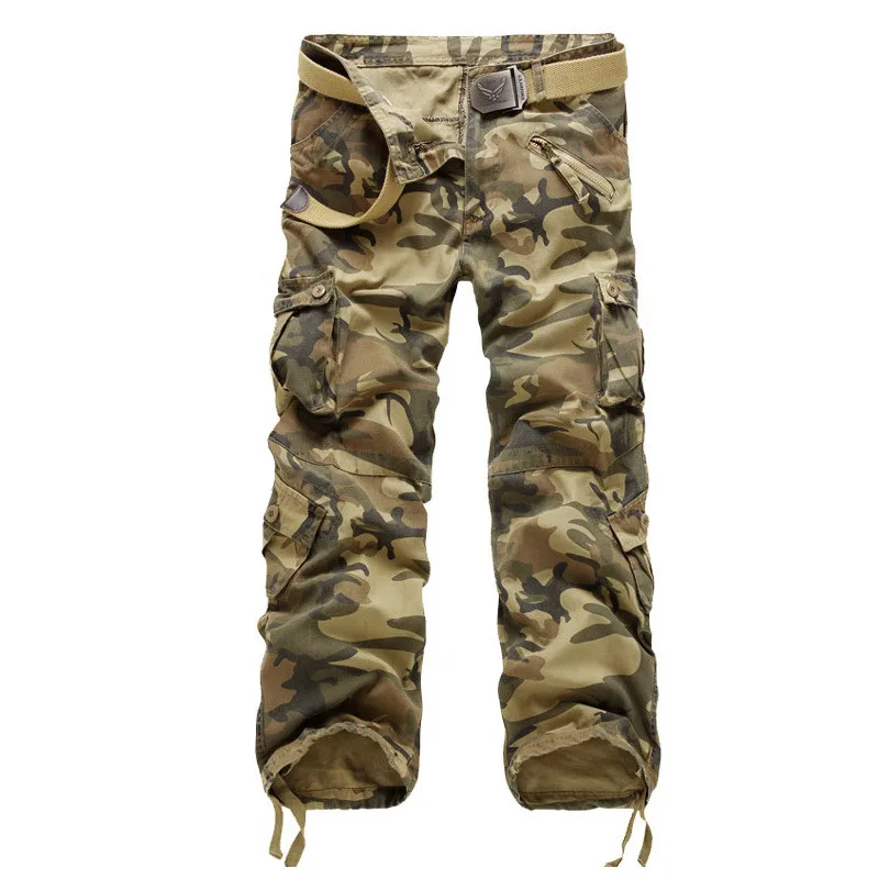 

Men Winter Tactical Military Sports Hiking Pants Male Outdoor Multi-pockets Windproof Camping Trekking Cargo Trousers Camouflage