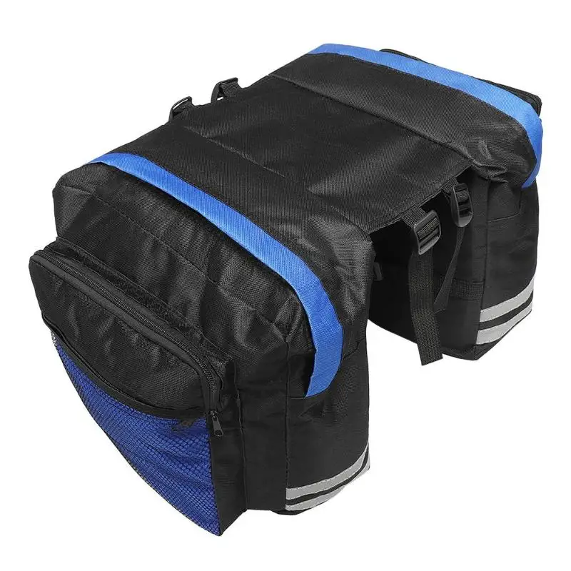 MTB Mountain Bike Bag Bicycle Double Rear Rack Tail Seat Trunk alforjas brompton Accessories bolsa bicicleta Cycling сумка для