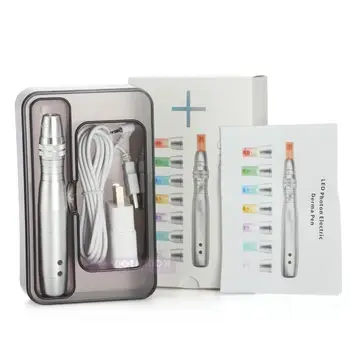 

BellyLady 7 Light LED Photon Electric Derma Pen with 12 Pin Depth Adjustable Nano Micro Needle