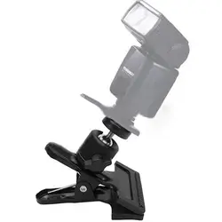 Многофункциональный Металл рессоры клип w/шаровой головкой для Камера флэш-фотография