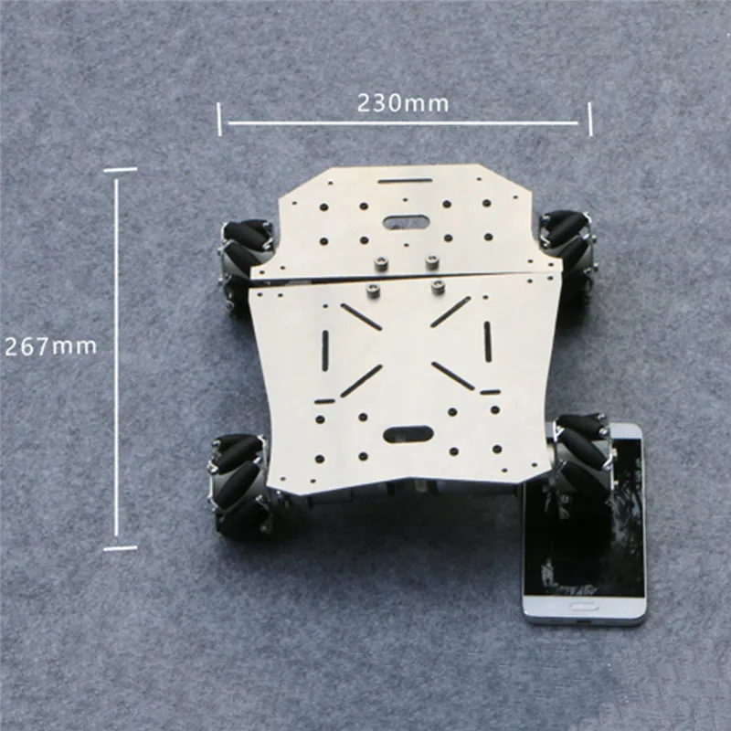 DIY 4WD ROS умный RC робот автомобиль программируемый bluetooth приложение управление 60 мм колесо мекания с системой подвески