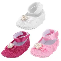 Детская обувь девочек холст цветочный обувь против скольжения для детей, на мягкой подошве обуви