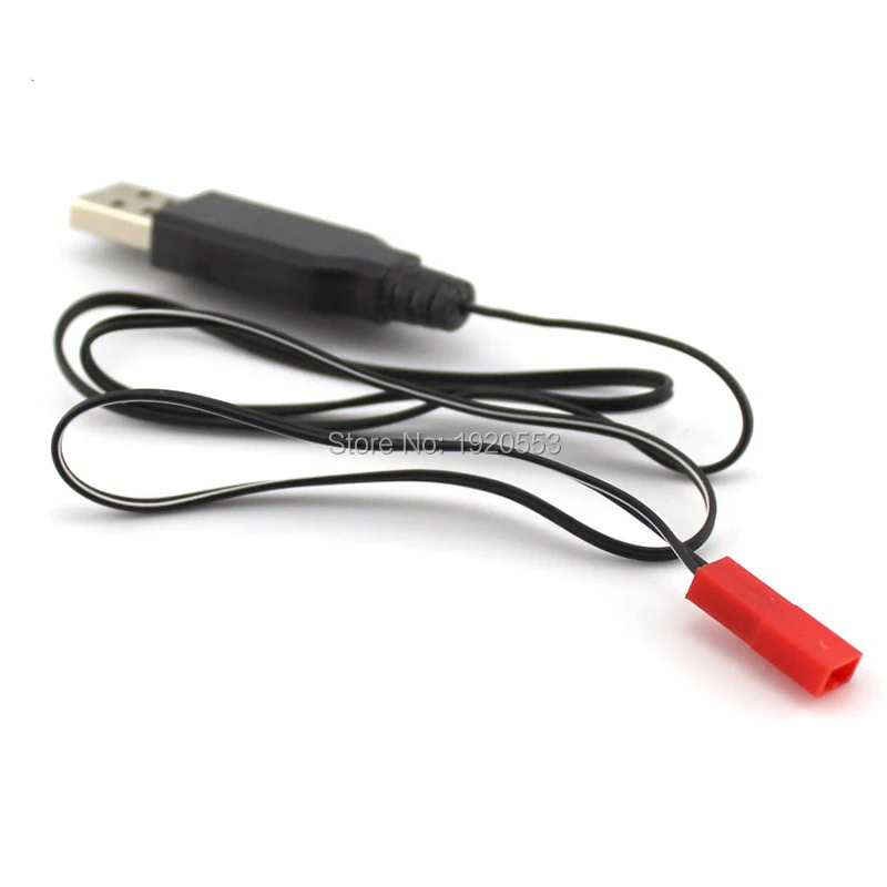 

3.7V USB Charge Cable JST Plug Charger With Indicator Light Overcharge Protection For 3.7V Lipo Battery JST Plug