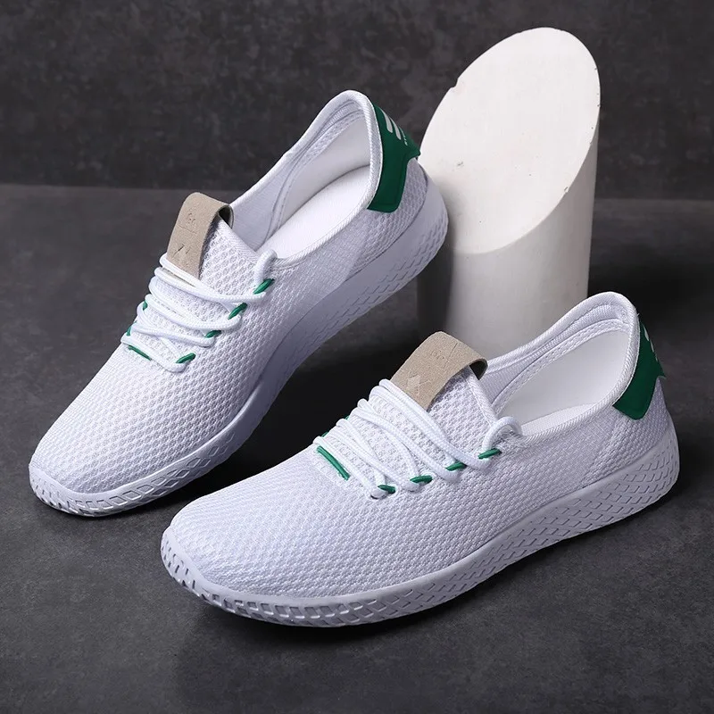 Comprar Zapatos hombre adultos con cordones de alta calidad transpirable calzado masculino zapatillas de deporte de gran tamaño ligero tendencia de venta juvenil zapatos Casuales