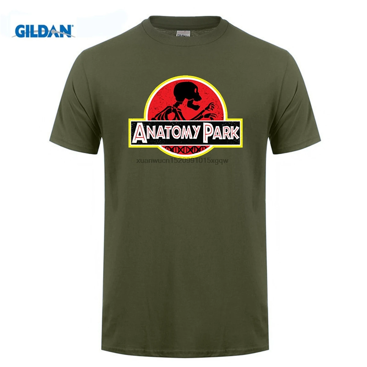 

GILDAN Anatomy Park Rick And Morty T shirt women men Cartoon Short Sleeve T Shirt Vintage ghost 3D Print