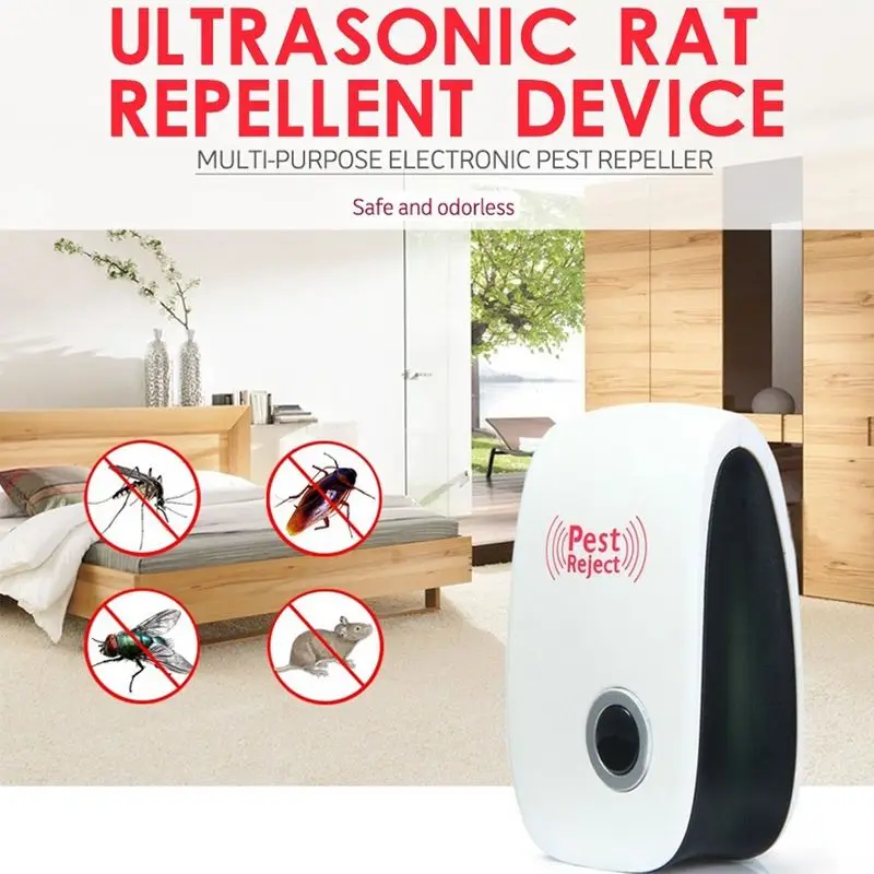 

Ultrasonic Pest Reject Electronic Magnetic Repeller Anti Mosquito Insect Killer