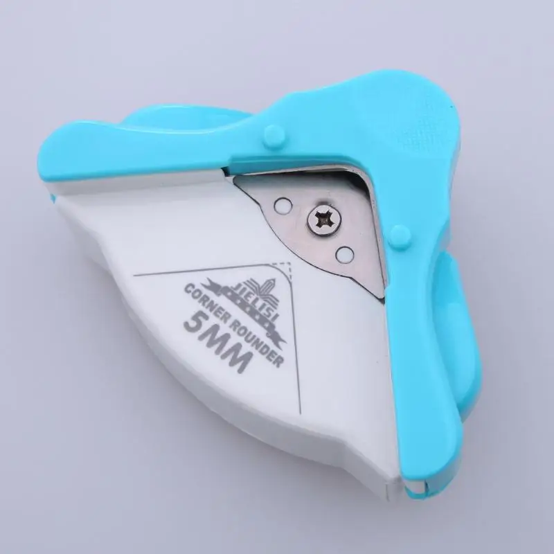 

R4 DIY Mini Corner Rounder 4mm Paper Card Punch Craft Circle Pattern Photo Cutter Tool Stationery Hand Hole Craft Scrapbooking